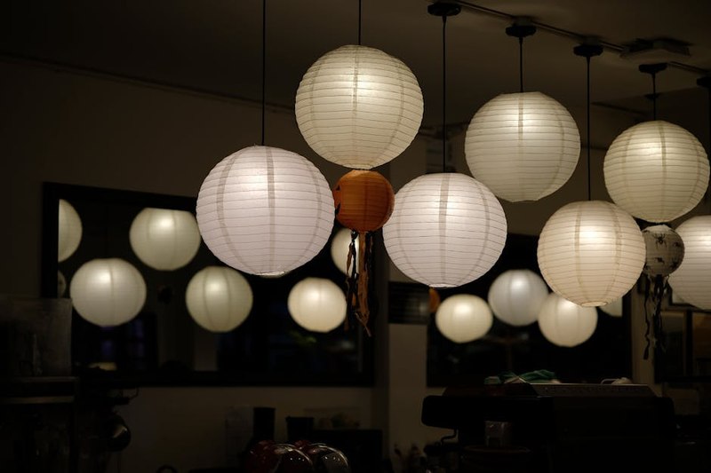 Hexagonal Brass Lantern